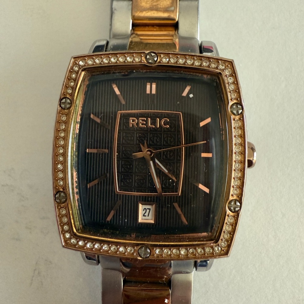 Relic Women's Watch with Gold and Silver Accents